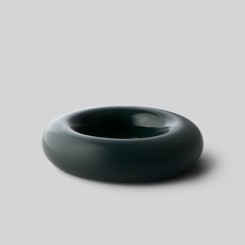 Kerzenhalter aus Keramik BOB Dark Green Large - Studio About