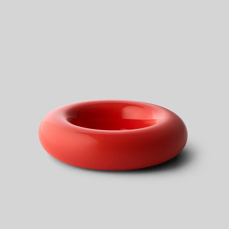 Kerzenhalter aus Keramik BOB Red Large - Studio About