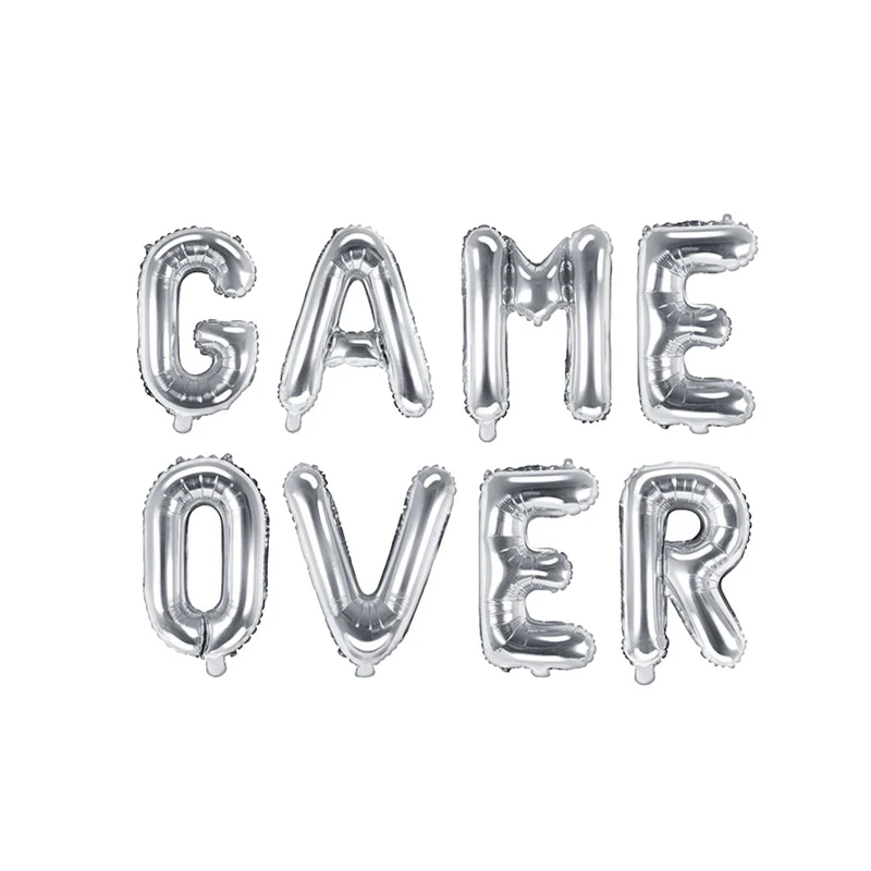 Folienballon Game Over