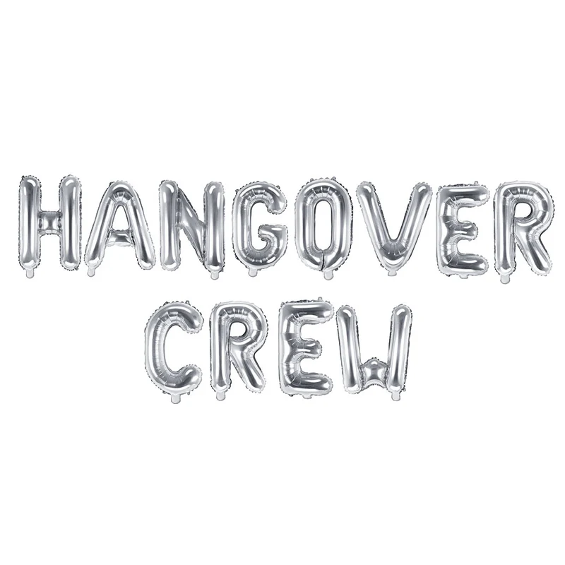 Folienballon Hangover Crew