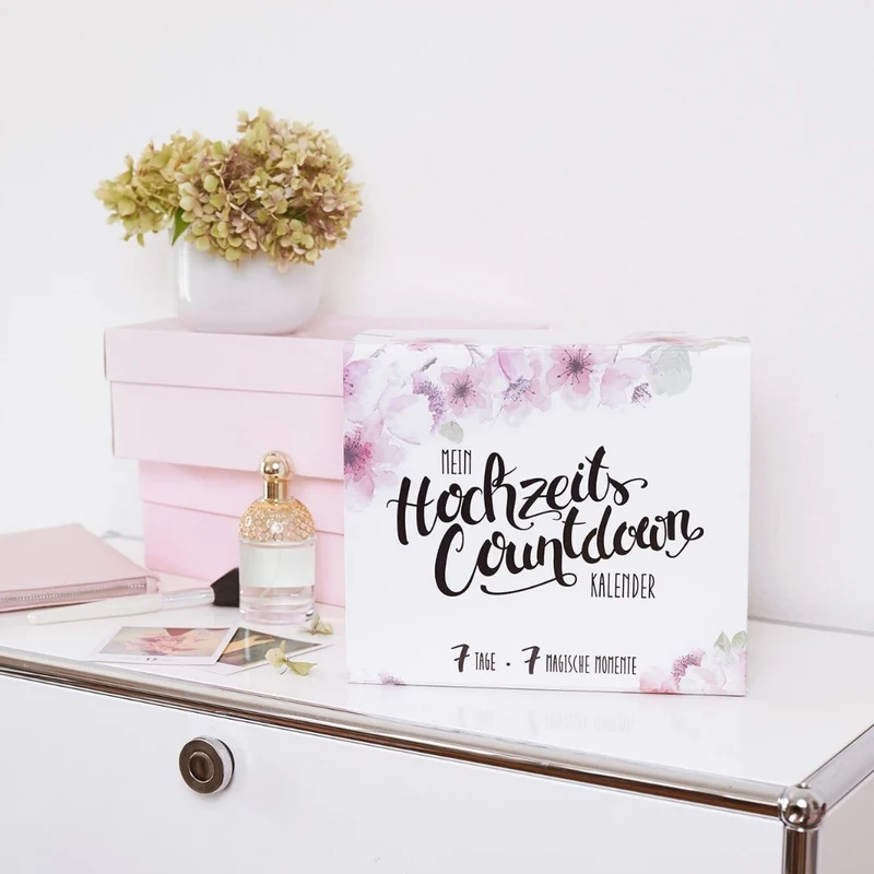 Hochzeits Countdown Kalender