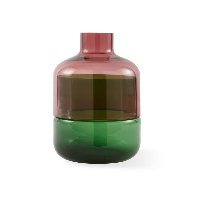 Formy Vase S in Rosa und Grün