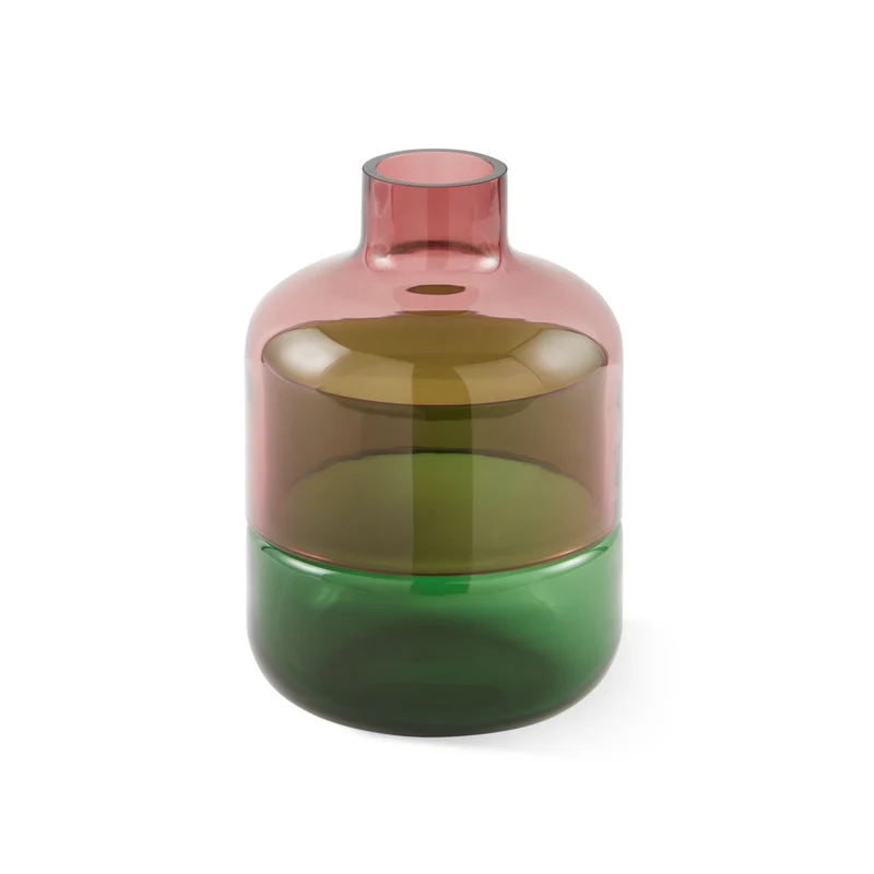 Formy Vase S in Rosa und Grün