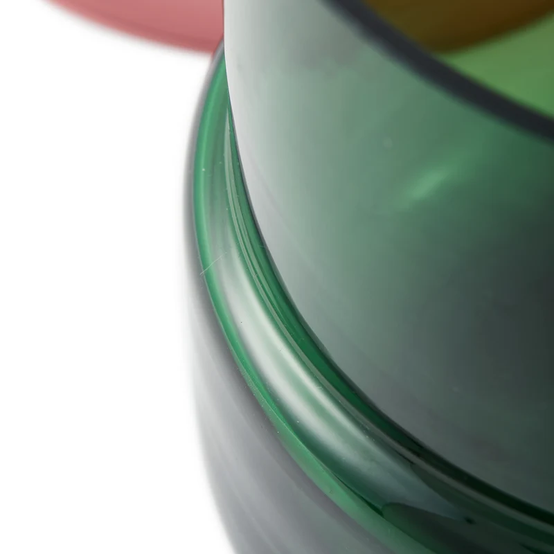Formy Vase S in Rosa und Grün
