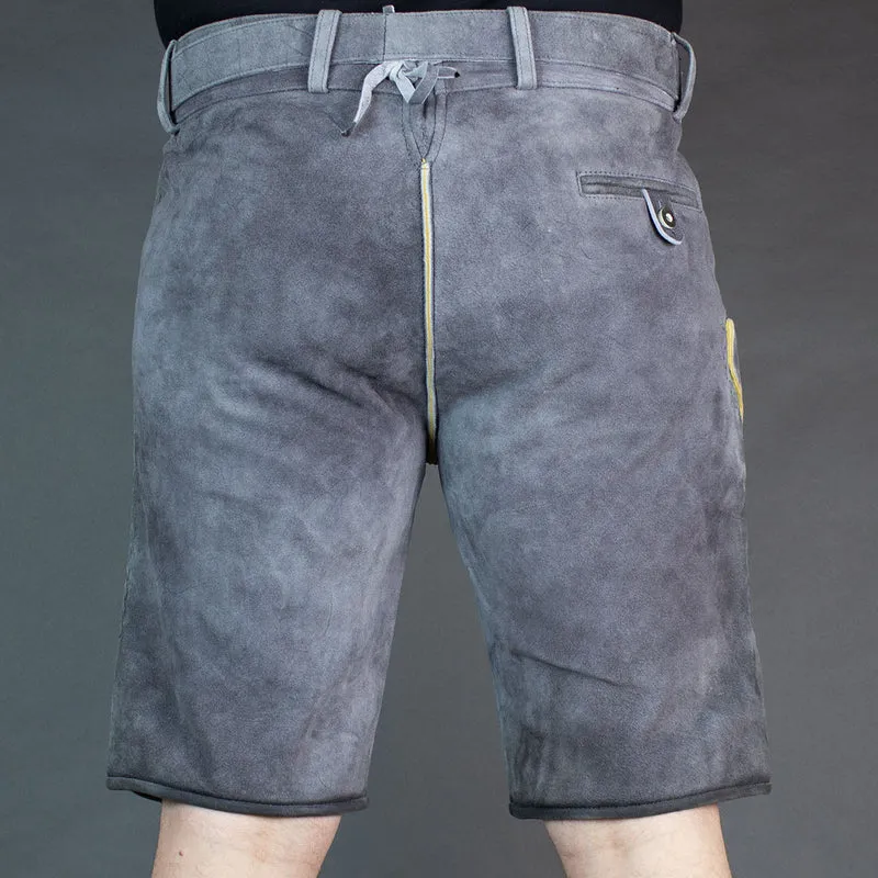 Datschi Trachten Lederhose Karl Dunkelgrau