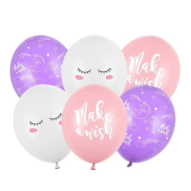 Luftballons Rainbow (6 Stück)