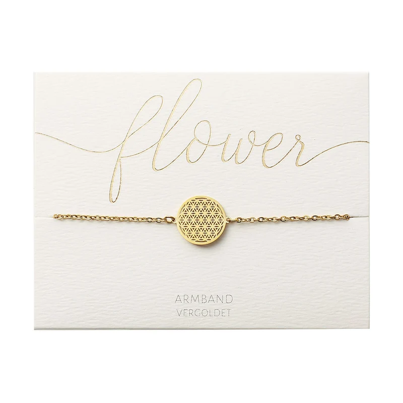 Geschenk Armband Blume des Lebens