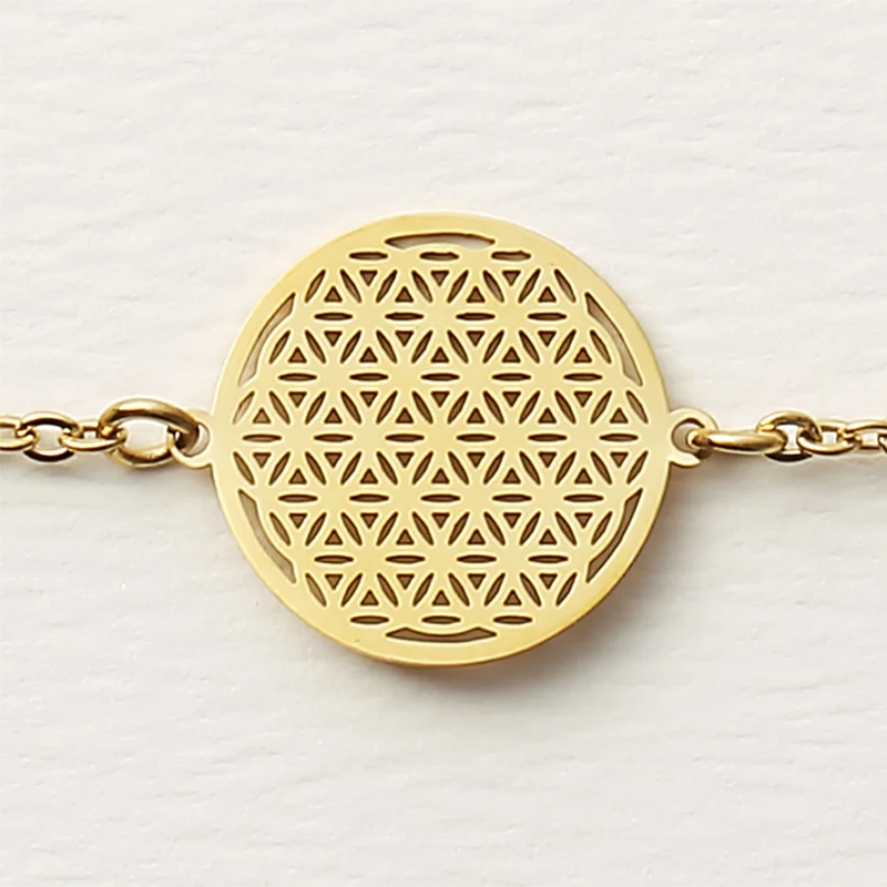 Geschenk Armband Blume des Lebens