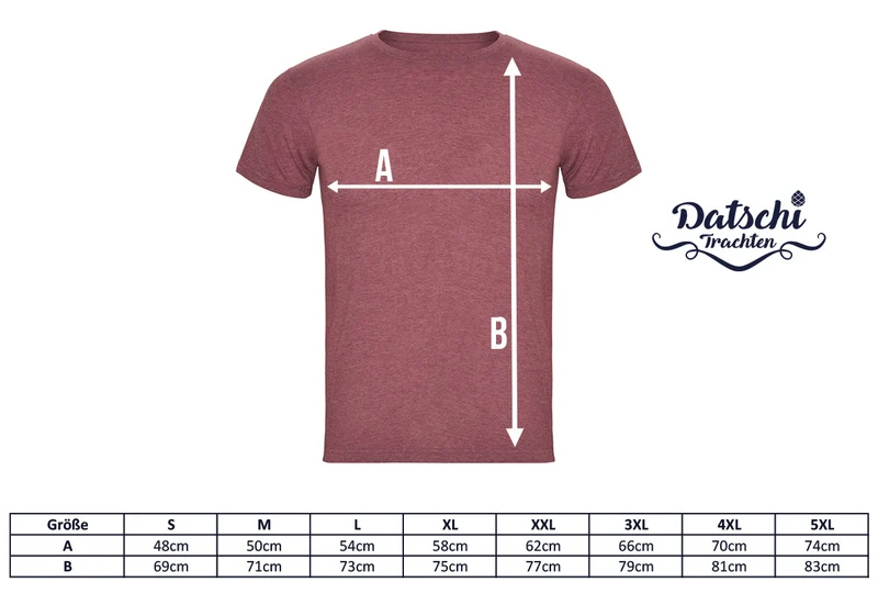 I bin vom Dorf Herren T-shirt