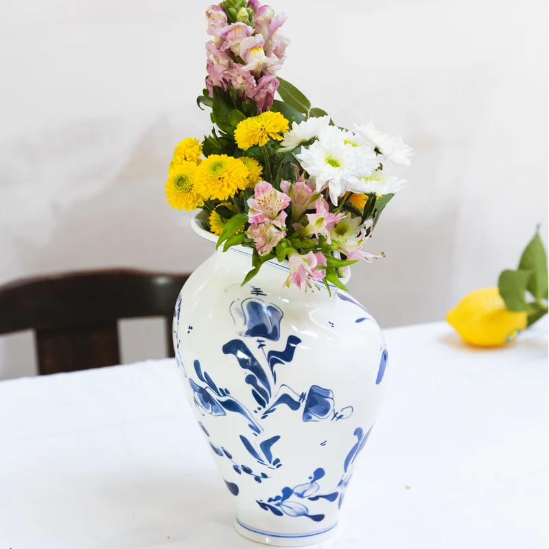 Classics on Acid Vase FLORAL DELFT H30cm