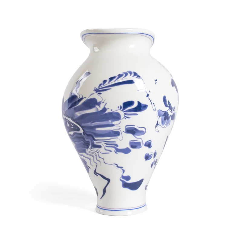 Classics on Acid Vase FLORAL DELFT H30cm