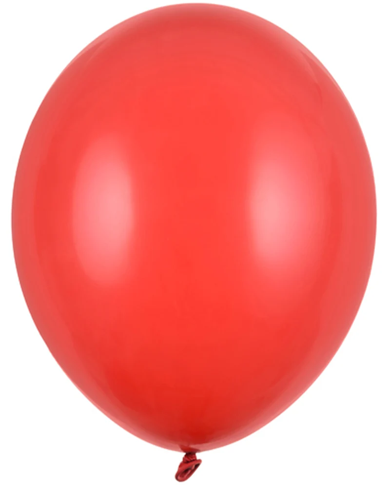 10 Stk. Luftballon Ø30cm "Uni Pastell" | Rot