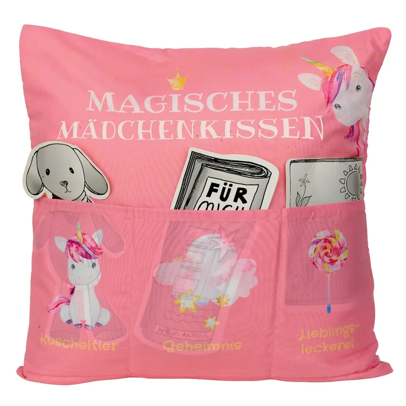 Geschenk Kissen Magisches Mädchenkissen