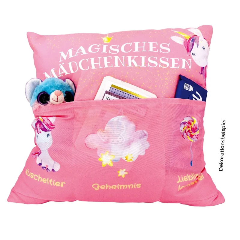 Geschenk Kissen Magisches Mädchenkissen