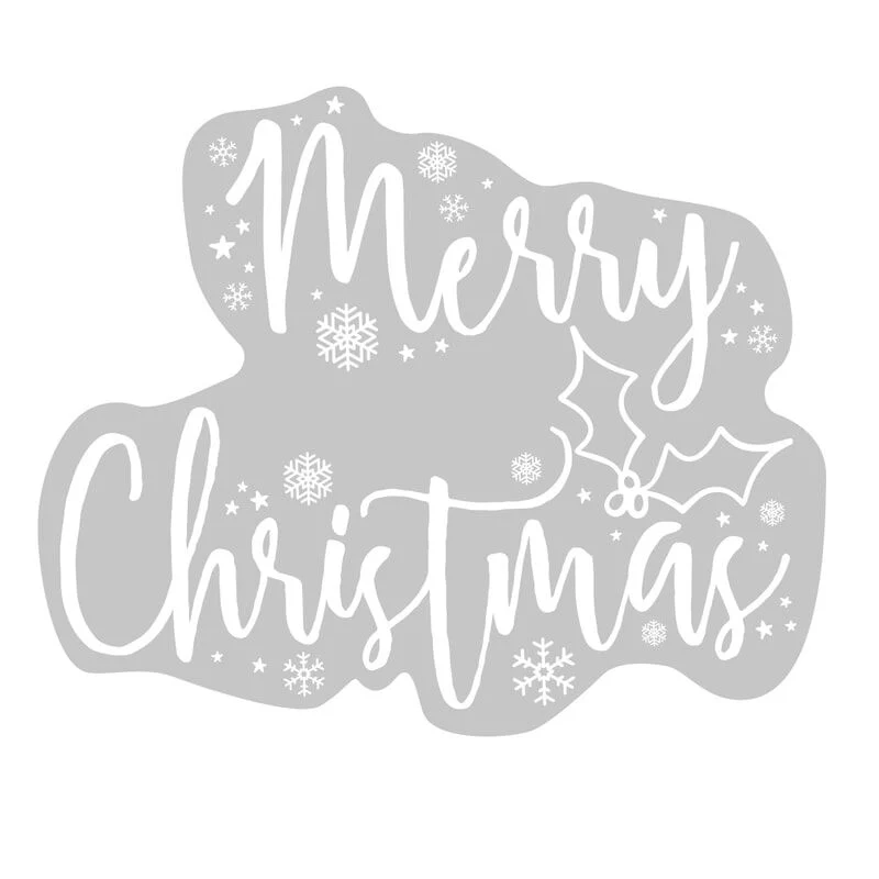 Fenster Aufkleber Merry Christmas