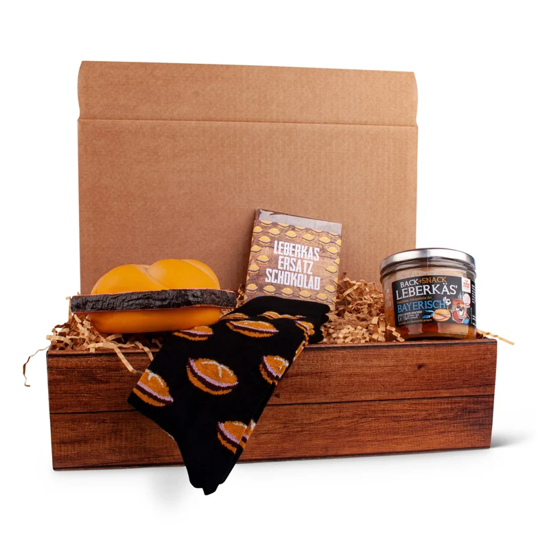 Geschenkbox "Leberkas"