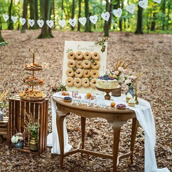 Holz Aufsteller sweet bar für die Candy Bar