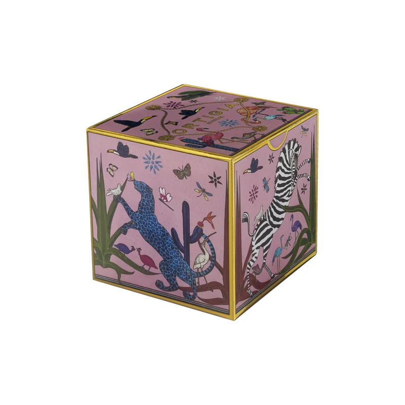 Espressotasse „Tazzina Ceramic Pink“ Jungle-Motiv