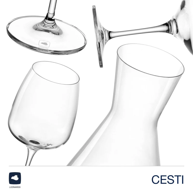 Weinset CESTI 3-teilig + Poliertuch