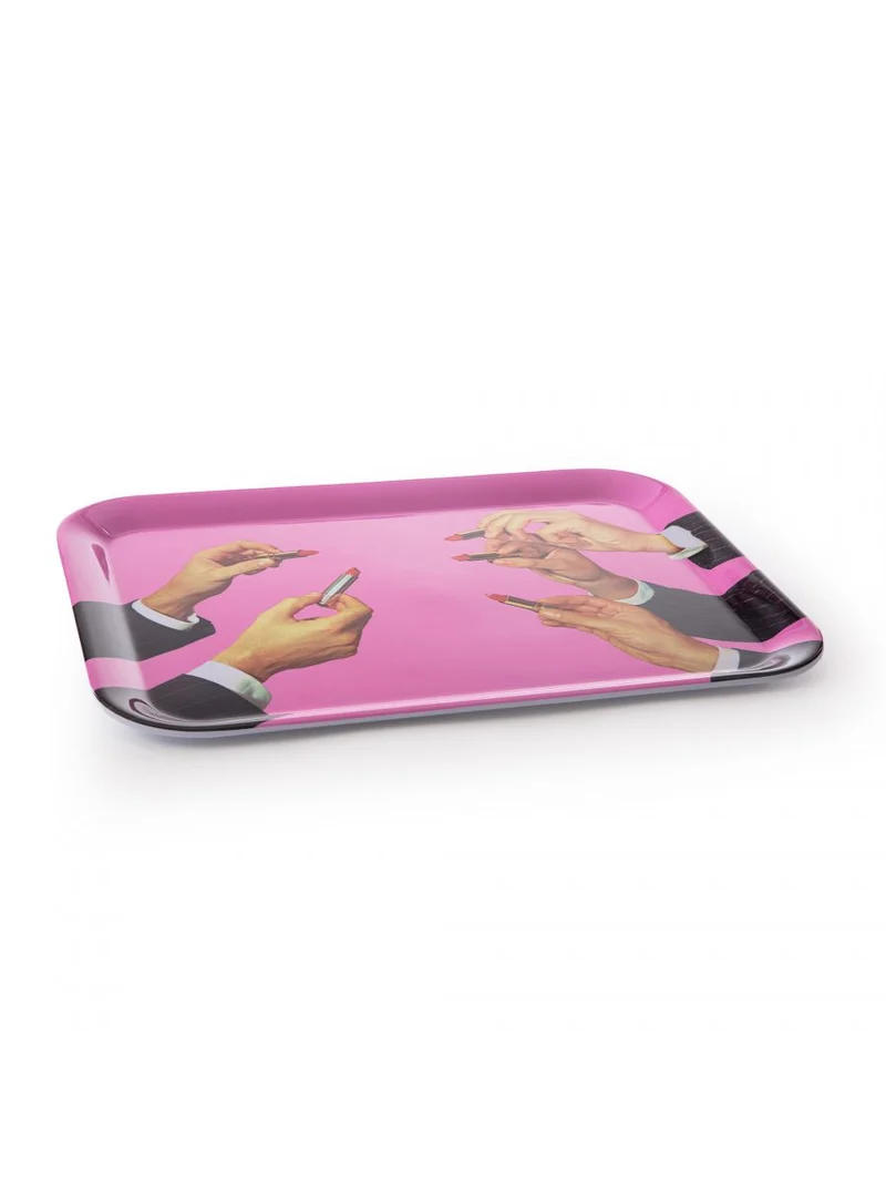 Tablett LIPSTICK pink 32x43,5x2 cm