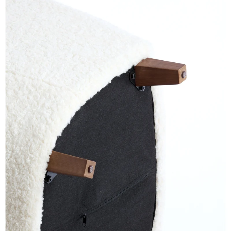 Sessel VREYA 83x82x81cm, furry crème