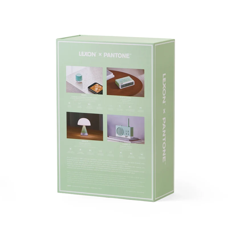 Geschenkset Lexon x Pantone pastel Green