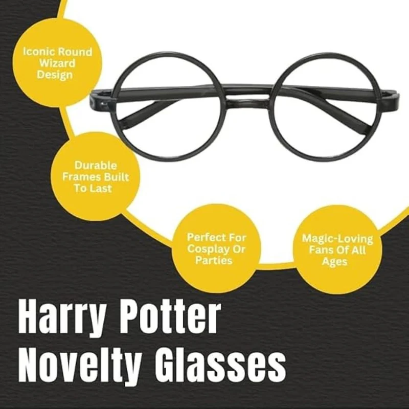 Brille "Harry Potter" | Party-Set 4 Stück