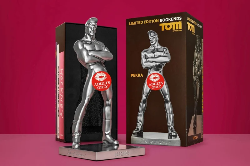 Buchstütze Tom of Finland ‘PEKKA’