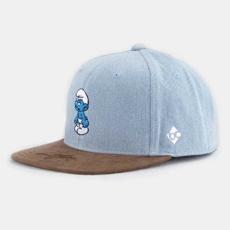 Bavarian Caps Schlümpfe Muffi Zefix Hellblau