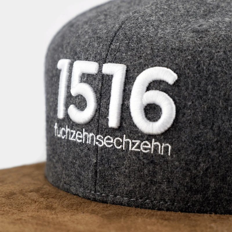 Bavarian Caps 1516 Flanell Cap Grau