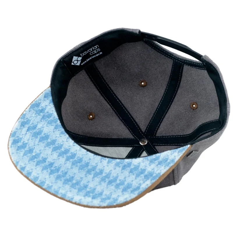 Bavarian Caps Schafkopf Cap Dunkelgrau Wechselpatch
