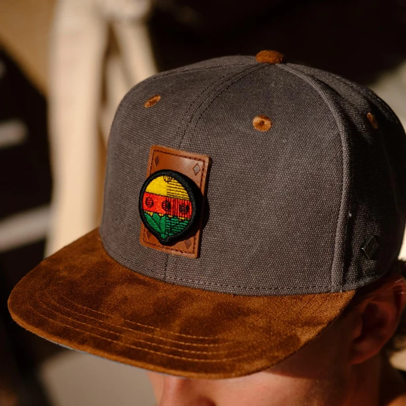 Bavarian Caps Schafkopf Cap Dunkelgrau Wechselpatch