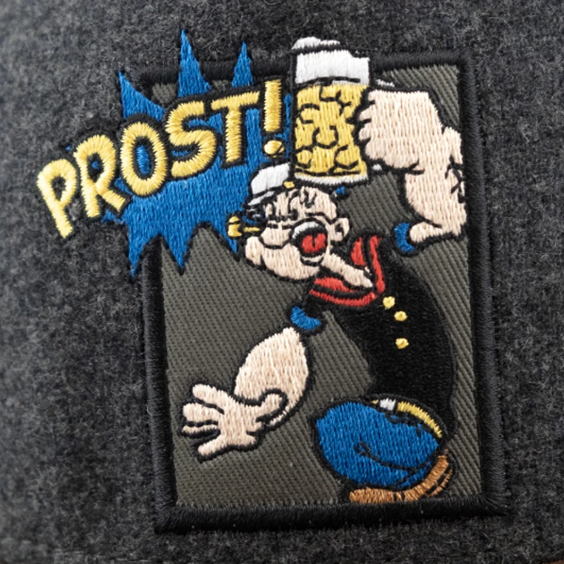 Bavarian Caps Popeye Grau