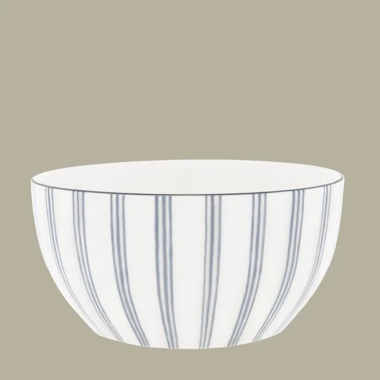 Bastion Collections Schale Blue Stripes mittel