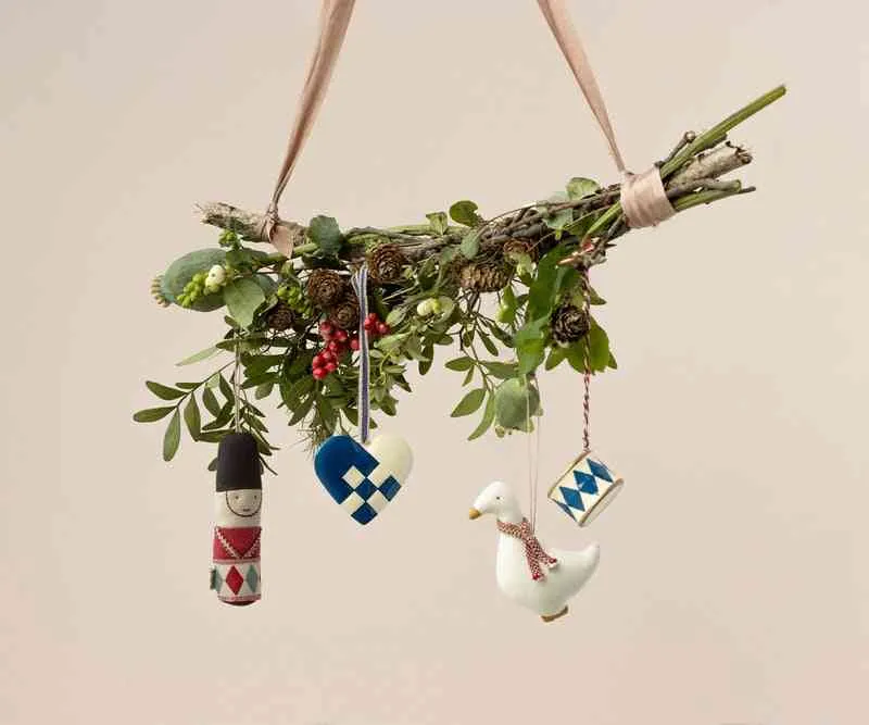 Maileg Garde Ornament rot Stoffanhänger Leibwache ca. 10 cm Baumschmuck