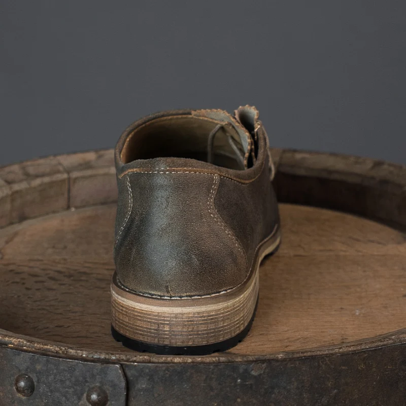 MeiSchua! Haferlschuhe Hans Seitliche Schnürung Braun