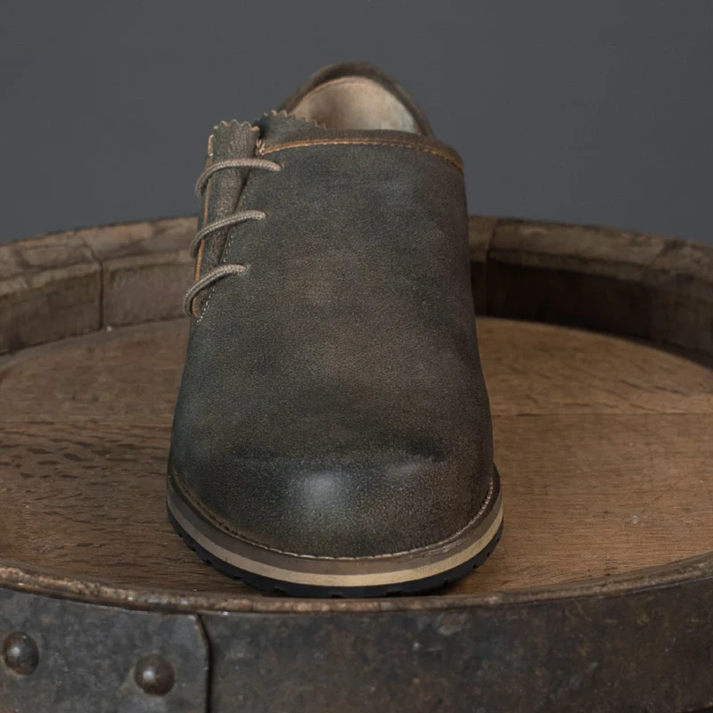 MeiSchua! Haferlschuhe Hans Seitliche Schnürung Braun