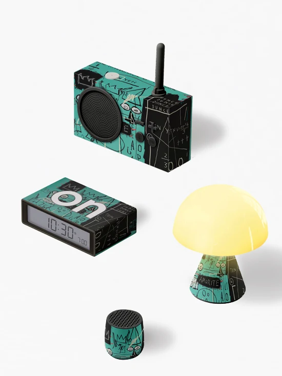 Geschenkset EQUALS PI Lexon x Jean-Michel Basquiat