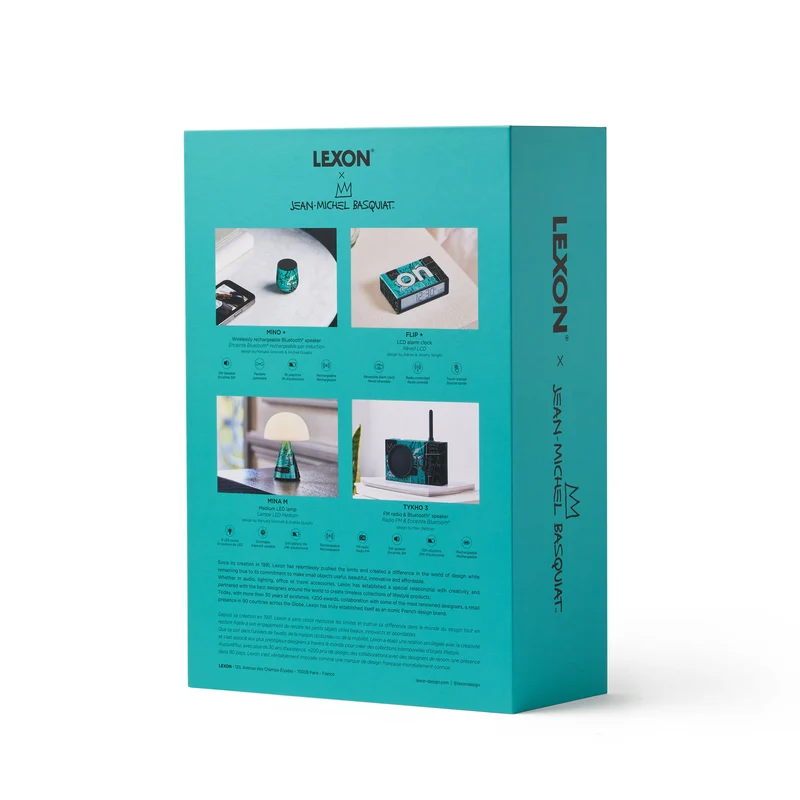 Geschenkset EQUALS PI Lexon x Jean-Michel Basquiat