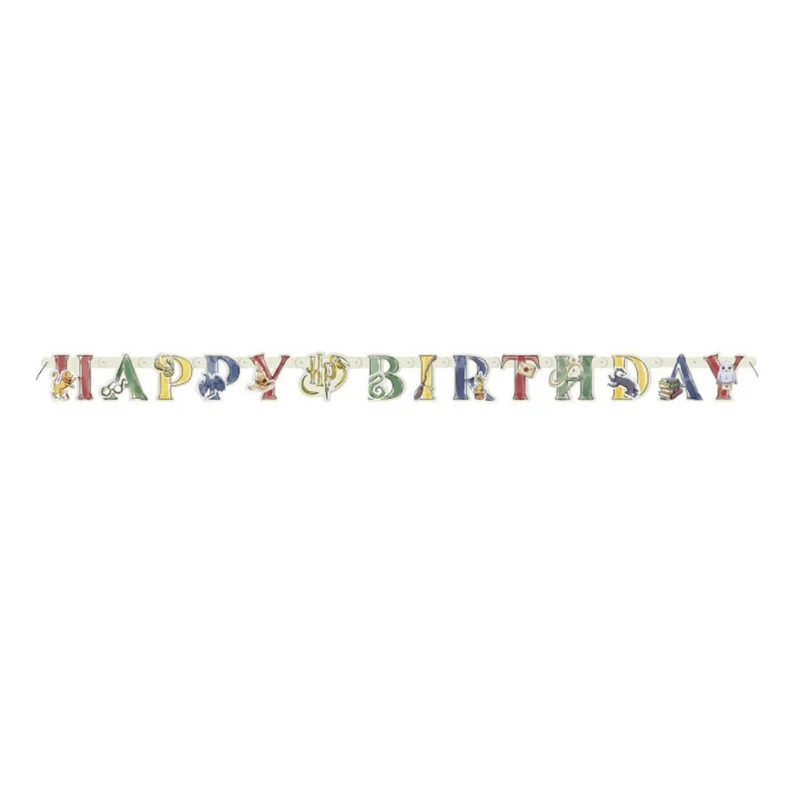 Harry Potter "Happy Birthday" Papier Banner | 182 cm