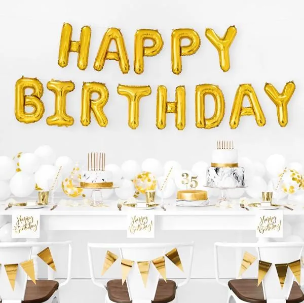 Folienballon Happy Birthday
