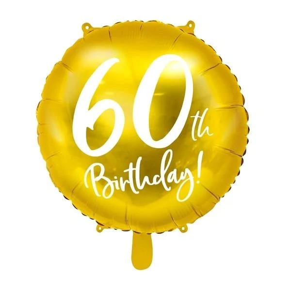 Folienballon 60. Geburtstag
