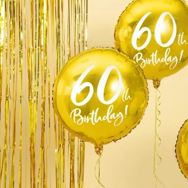 Folienballon 60. Geburtstag