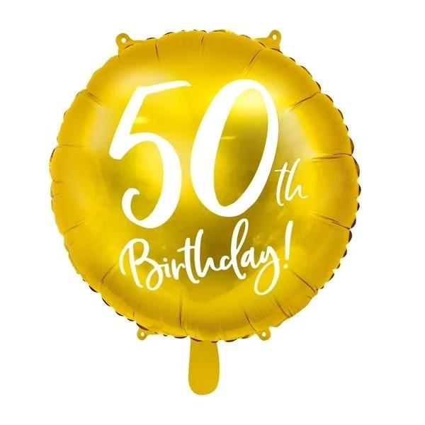 Folienballon 50. Geburtstag
