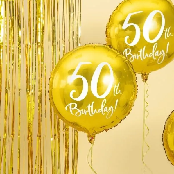 Folienballon 50. Geburtstag