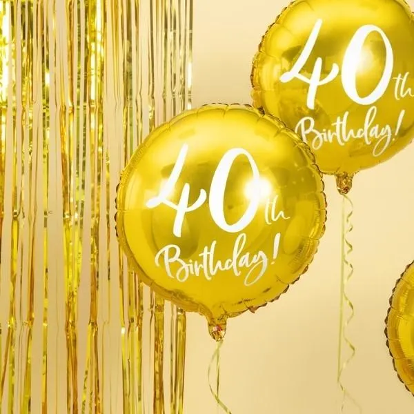 Folienballon 40. Geburtstag