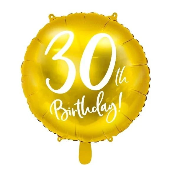 Folienballon 30. Geburtstag