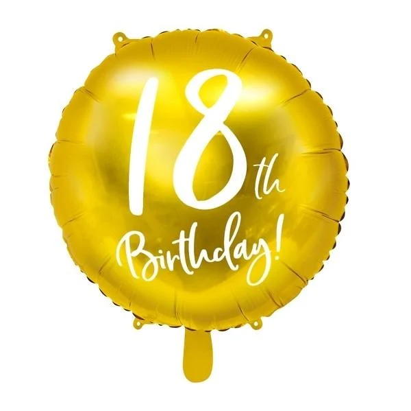 Folienballon 18. Geburtstag