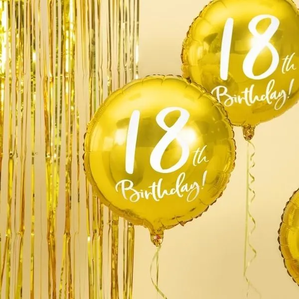 Folienballon 18. Geburtstag