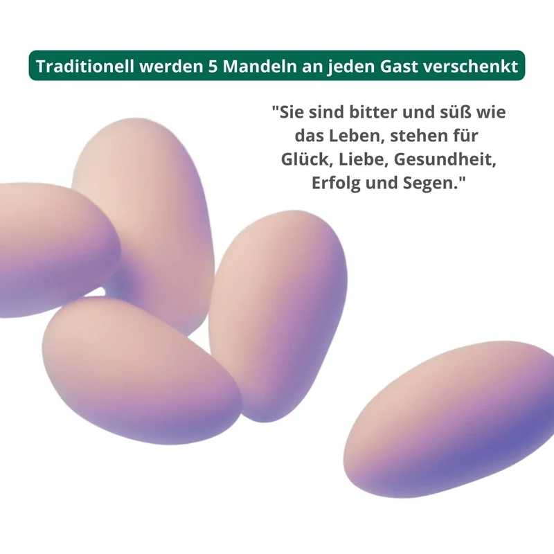 Gastgeschenk Set italienische Mandeln rosa (für 48 Gäste)